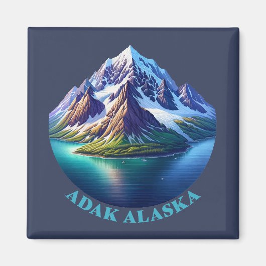 Adak Alaska Magneet (Voorkant)