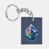 Adak Alaska Sleutelhanger (Voorkant Links)