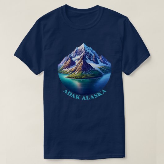 Adak Alaska T-shirt (Design voorkant)