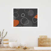 Adakame - Retro-modern Abstract Poster (Keuken)