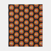Adalia Sugar Skull Fleece Dekens (Voorkant)