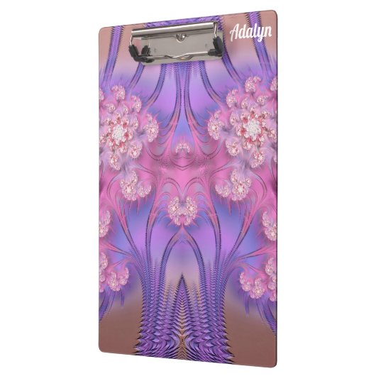 ADALYN ~ PASTEL 3D! Roze, Mauve GLOSSY klembord (Links)