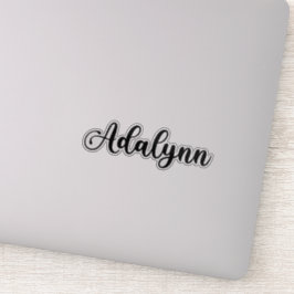 Adalynn Naam - Handgeschreven kalligrafie Sticker