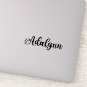 Adalynn Naam - Handgeschreven kalligrafie Sticker
