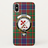 Adam Ancient Scottish Clan Tartan Phone Case (Achterkant)
