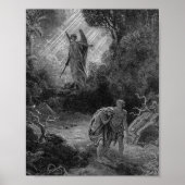 Adam And Eve Driven Out Of Eden - Gustave Dore Poster (Voorkant)