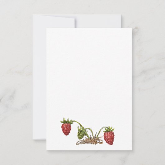 Adam bedankt je platte kaart notitiekaartje (Achterkant)