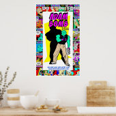 Adam Bomb Daily is een jaar Jubileum! Poster (Keuken)