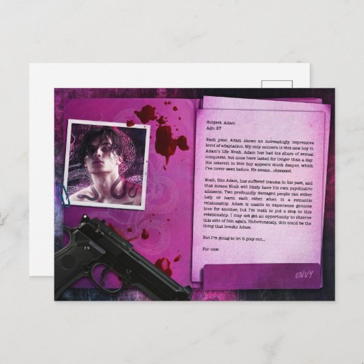 Adam Briefkaart (Voorkant / Achterkant)