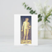 Adam By Albrecht Dürer Briefkaart (Staand voorkant)
