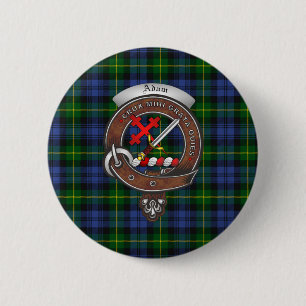 Adam Clan Badge Buttonnen Ronde Button 5,7 Cm