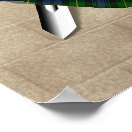 Adam Clan Badge Crossed Swords Poster 18x24 (Hoek)