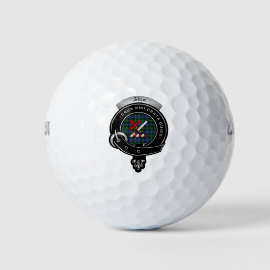 Adam Clan Badge Golf Balls Golfballen (Voorkant)