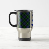 Adam Clan Badge & Tartan gepersonaliseerd Reisbeker (Links)