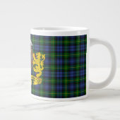 Adam Clan Badge & Tartan Jumbo Mok (Rechts)