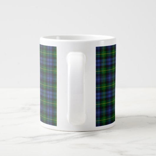 Adam Clan Badge & Tartan Jumbo Mok (Achterkant)