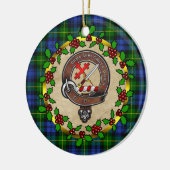 Adam Clan Badge & Tartan Persoonlijke mas Keramisch Ornament (Links)