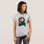 Adam Clan Badge & Tartan Vrouwen T-shirt (Voorkant volledig)