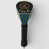 Adam Clan Crest Golf Gepersonaliseerd Hoofd Hoesje Golfheadcover (Voorkant)