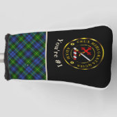 Adam Clan Crest Golf gepersonaliseerde putter Golfheadcover (Voorkant)