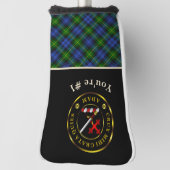 Adam Clan Crest Golf gepersonaliseerde putter Golfheadcover (Draai 90)
