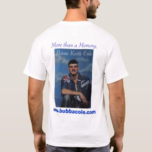 Adam Cole's T-Shirt (Achterkant)