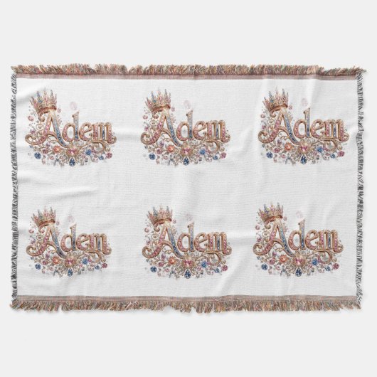 Adam Crown Cozy Throw Deken (Voorkant)