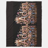Adam Crown Cozy Throwdeken Fleece Deken (Voorkant)