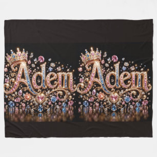 Adam Crown Cozy Throwdeken Fleece Deken