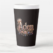 Adam Crown Custom Koffiemok Latte Mok (Voorkant)