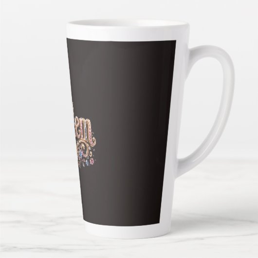 Adam Crown Custom Koffiemok Latte Mok (Rechts)