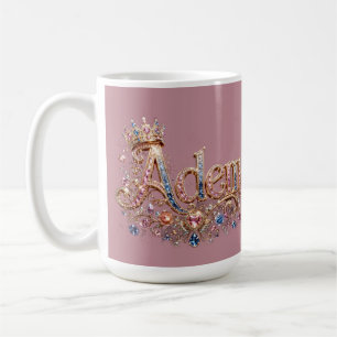 Adam Crown decoratieve wandklok Koffiemok