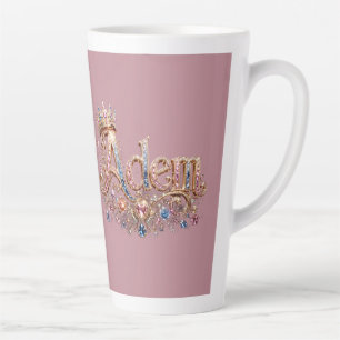 Adam Crown decoratieve wandklok Latte Mok