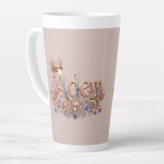 Adam Crown Design Latte Mok (Linkerhoek)