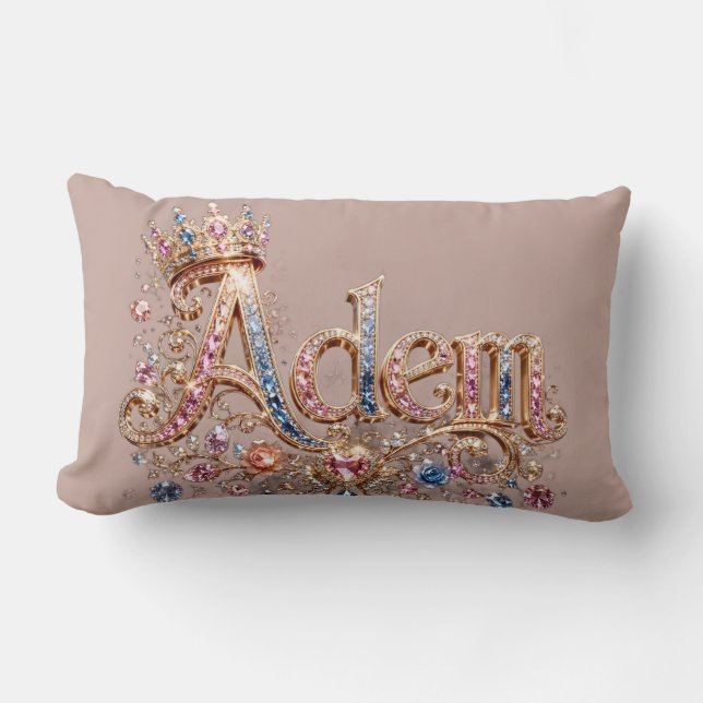 Adam Crown Sparkle Tote Tas Kussen (Voorkant)