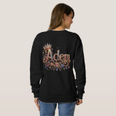 Adam Crown Zwarte T-Shirt (Achterkant volledig)