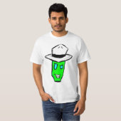 Adam de Alien (Sketchy) T-shirt (Voorkant volledig)