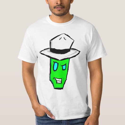 Adam de Alien (Sketchy) T-shirt (Voorkant)