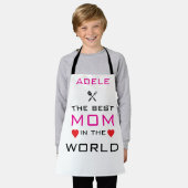 Adam de beste moeder in de wereld wit schort (Gedragen)