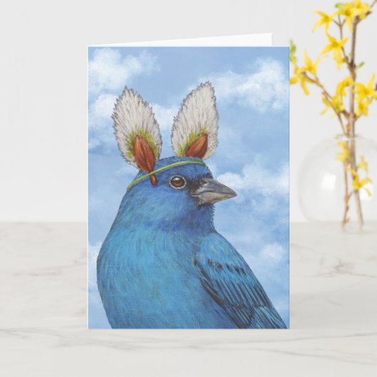 Adam de indigo-bundelkaart kaart (Gele Bloem)