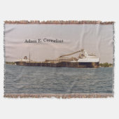 Adam E. Cornelius geweven deken (Voorkant)