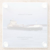 Adam E. Cornelius glass onderzetter (Achterkant)