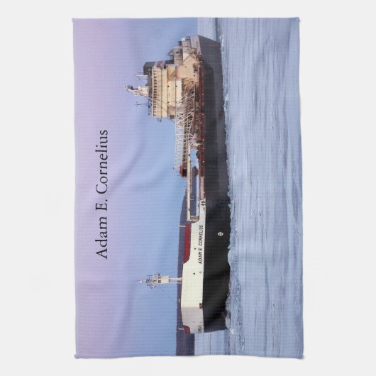 Adam E. Cornelius keukenhanddoek (Verticaal)