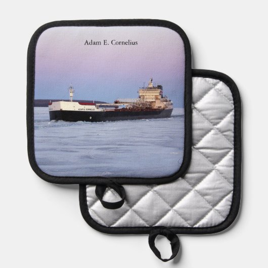 Adam E. Cornelius pothouder Pannenlap (Voorkant / Achterkant)
