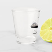 Adam E. Cornelius schot glas (Links)