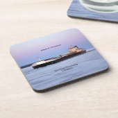 Adam E. Cornelius set van 6 plastic onderzetters (Linkerzijde)