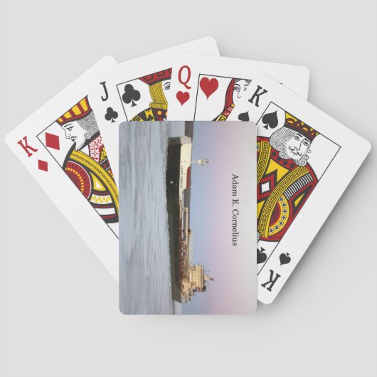 Adam E. Cornelius speelkaarten (Achterkant)