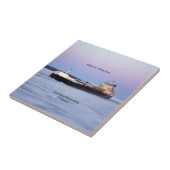 Adam E. Cornelius tegels Tegeltje (Zijkant)