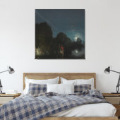 Adam Elsheimer De rest van de vlucht naar Egypte Canvas Afdruk (Insitu (Slaapkamer))