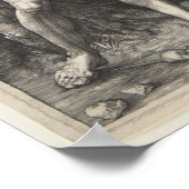 Adam en Eva, 1504 Poster (Hoek)